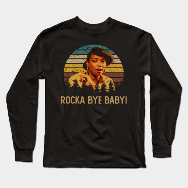 Classic Rocka Bye Baby Long Sleeve T-Shirt by Black Demon Bear